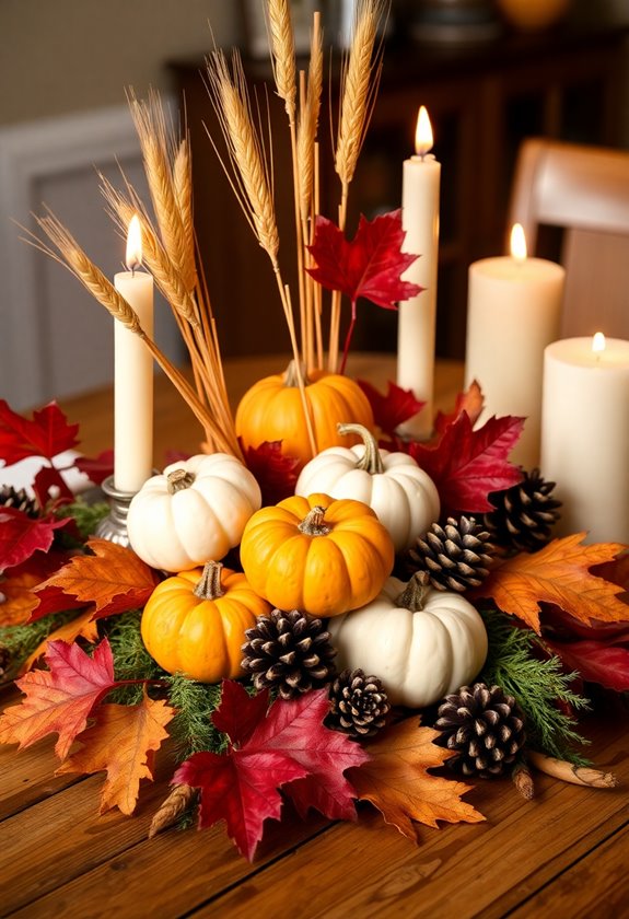 harvest centerpiece creation ideas