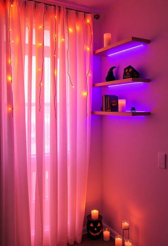 layered lighting for depth