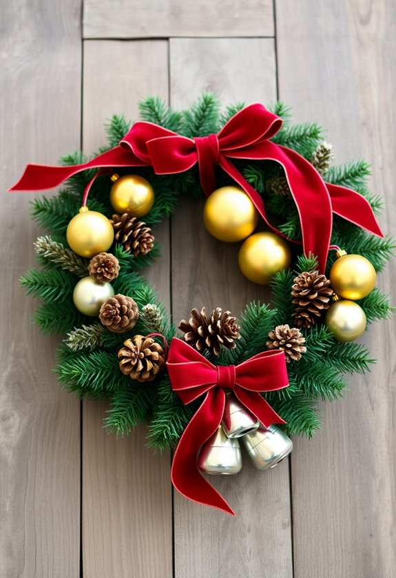 layered ornaments for depth
