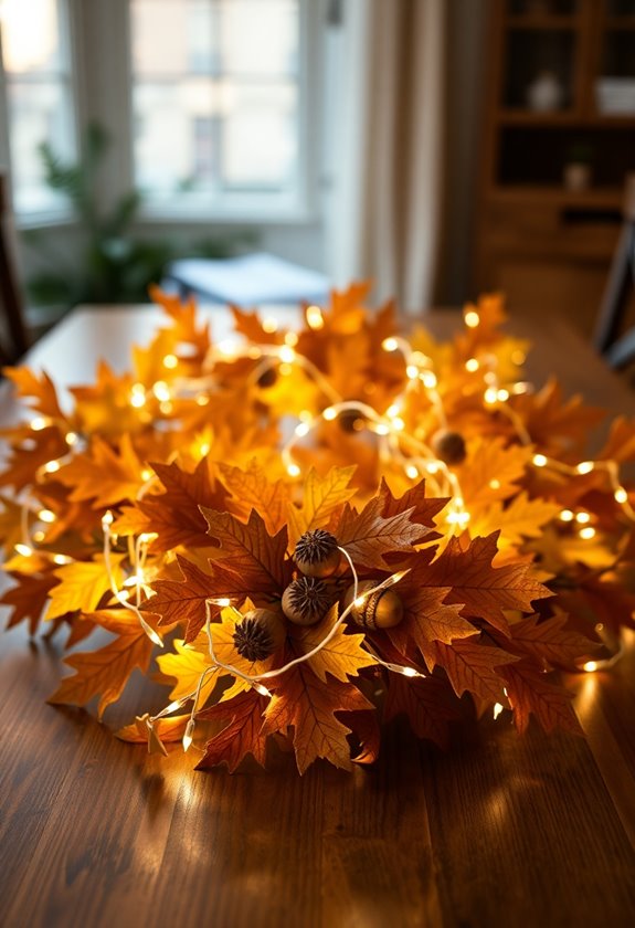 magical autumn dining display