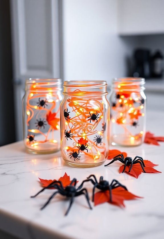mason jar halloween decor