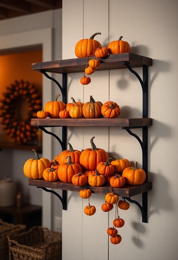 mini pumpkins create impact