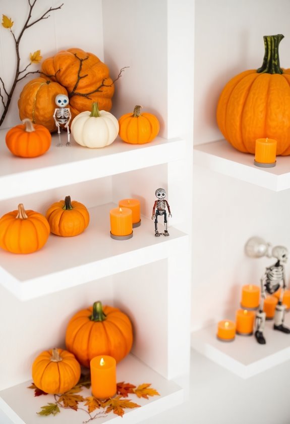 miniature halloween scene displays