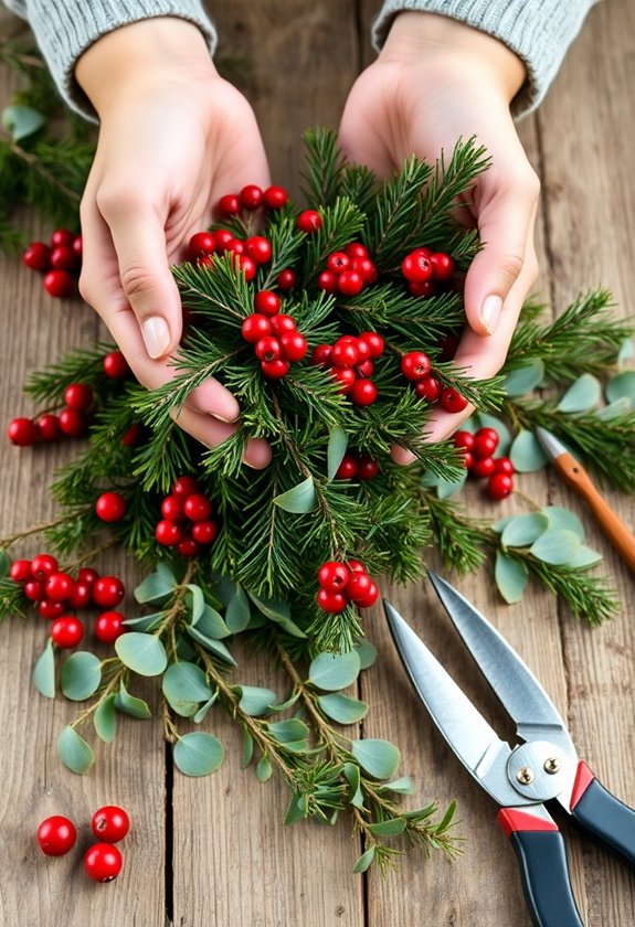 nature s free wreath materials
