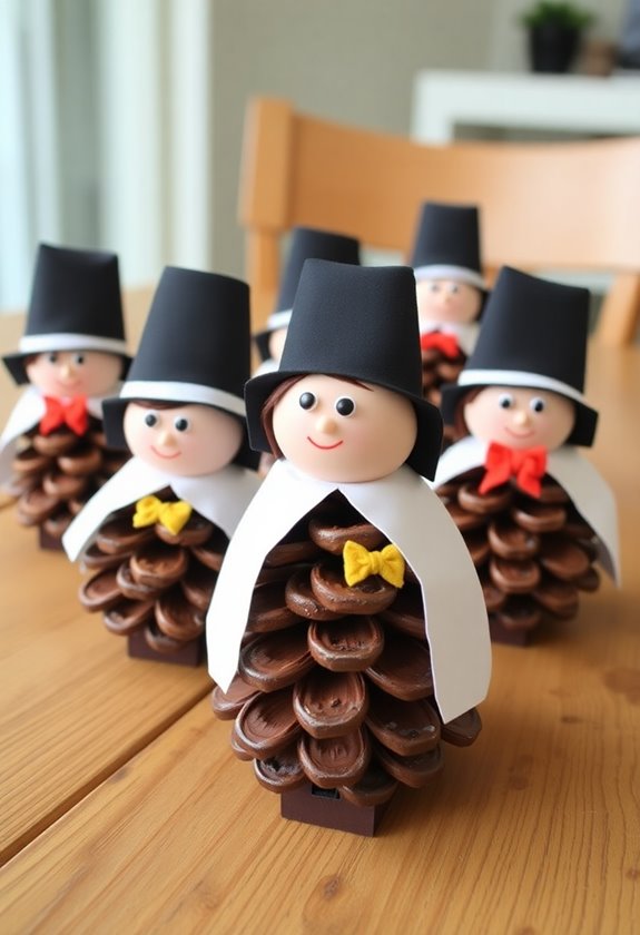 pine cone pilgrim craft