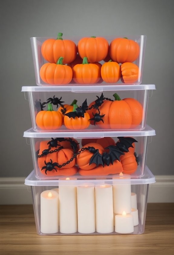portable easy to store decorations