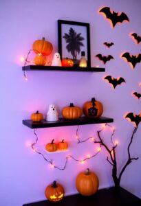 space efficient halloween decor