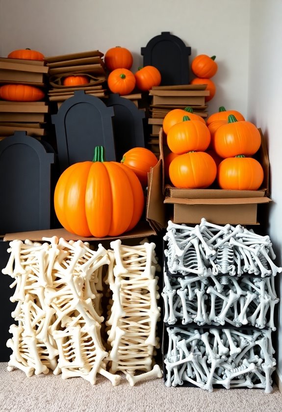 space saving halloween decorations