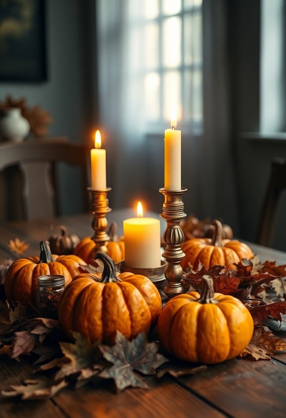 spooky candlelight halloween ambiance
