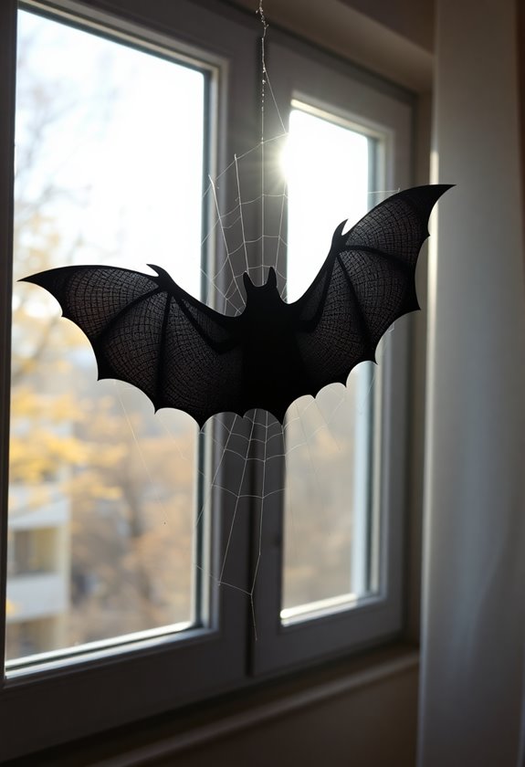 spooky removable window decorations
