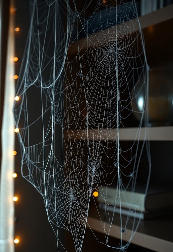 spooky table corner accents