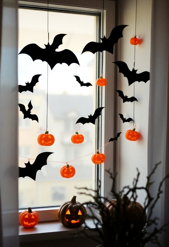 spooky window clings creations