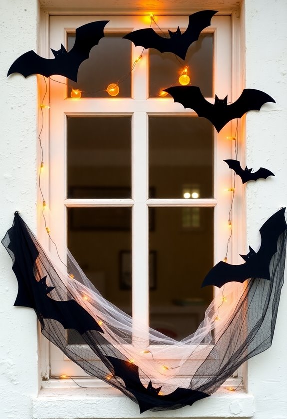 spooky window decoration ideas