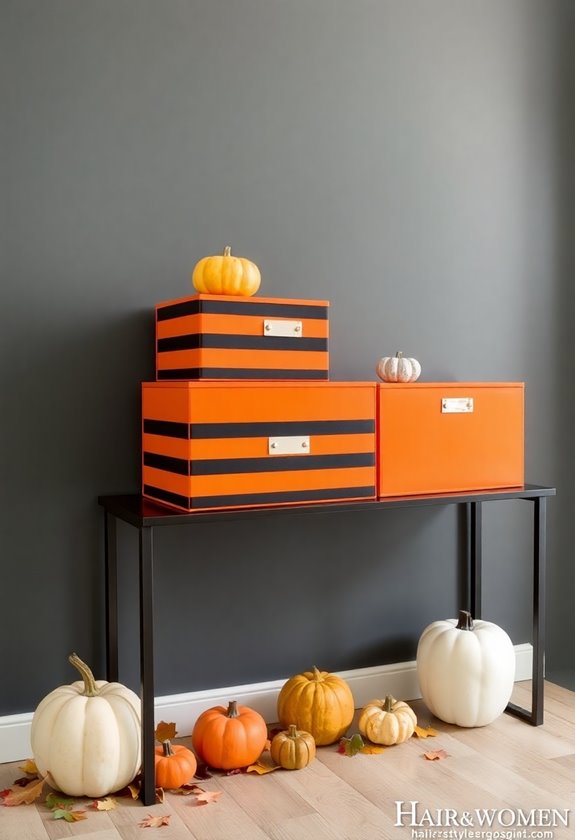 stackable halloween storage decor