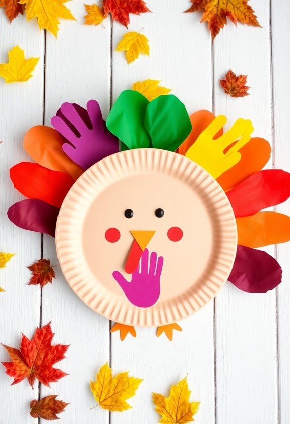 thanksgiving paper plate craft