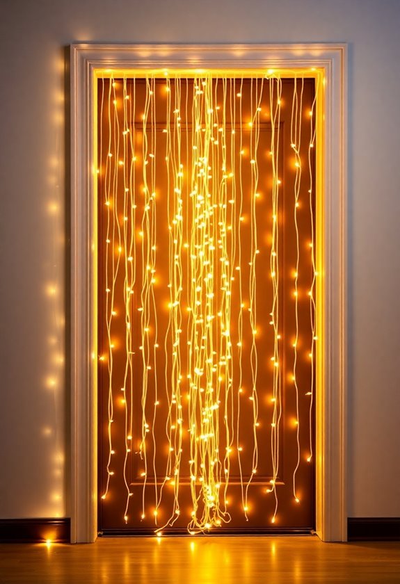 transform doorways with lights