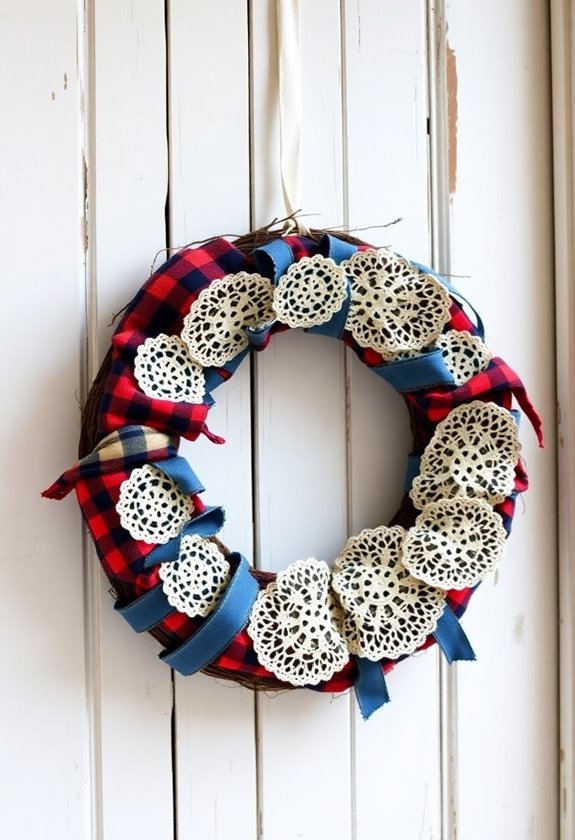 transform scraps into wreaths