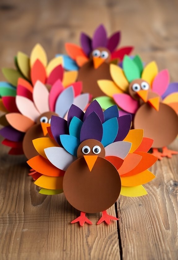 turkey ornament paper crafts