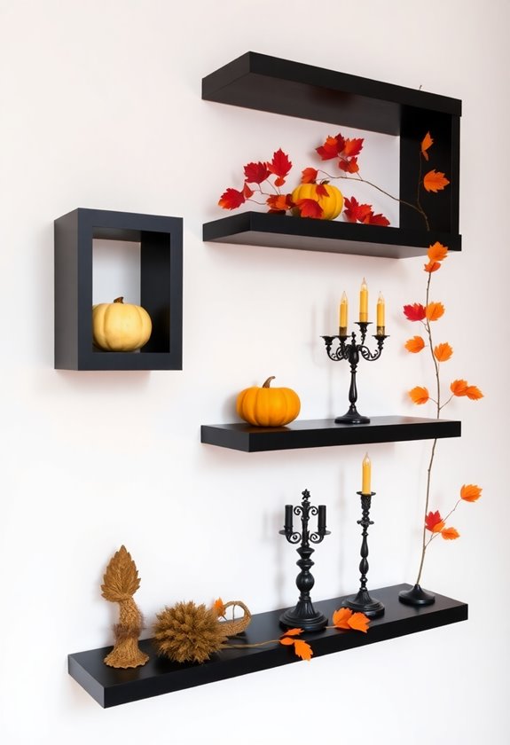 vertical halloween decor displays