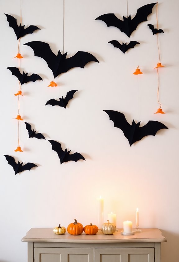 vertical halloween decor ideas