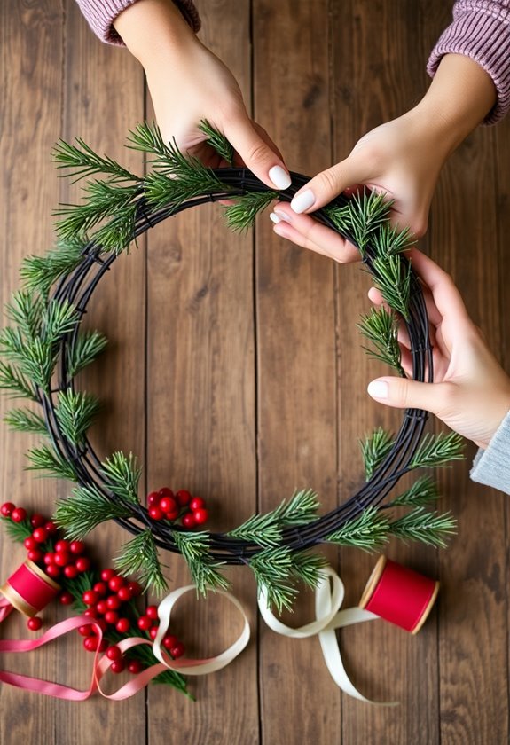 wreath assembly for beginners