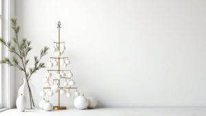 chic minimalist holiday decor