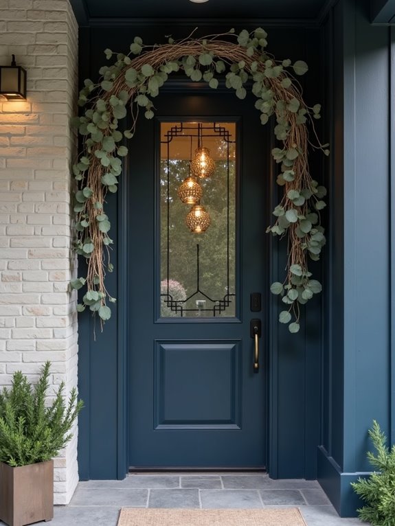 creative front door decor