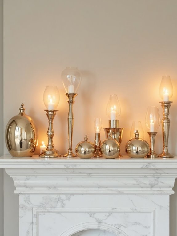diy mercury glass decor