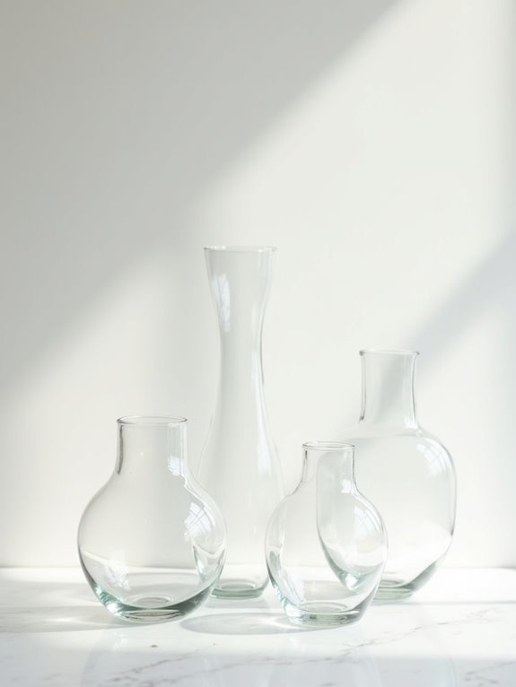 elegant glass display ideas