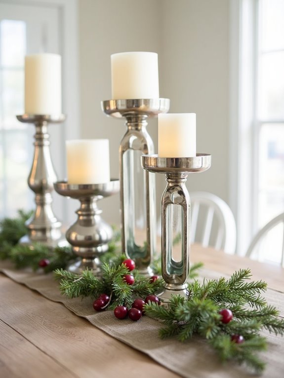 enchanting seasonal candle arrangements