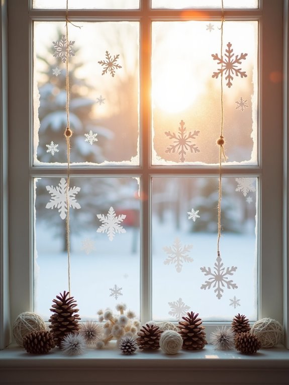 everyday materials window decorations