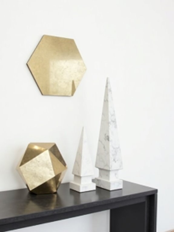geometric minimalist holiday decor