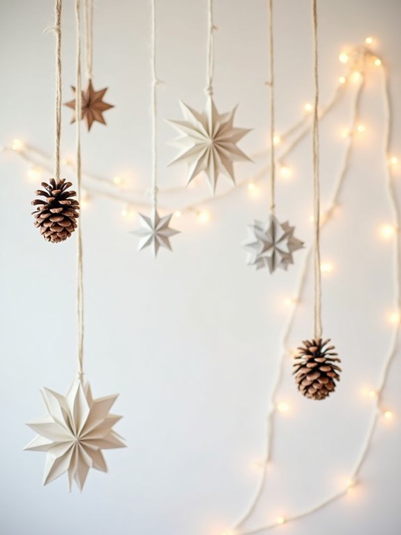 handmade paper holiday decorations