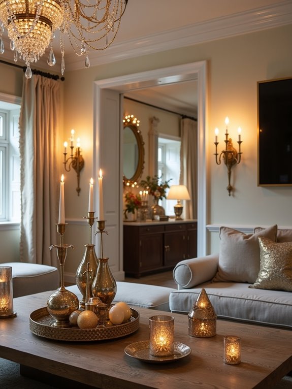 layered lighting for elegance