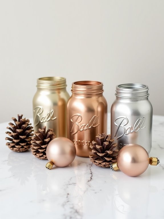 metallic spray paint transformation