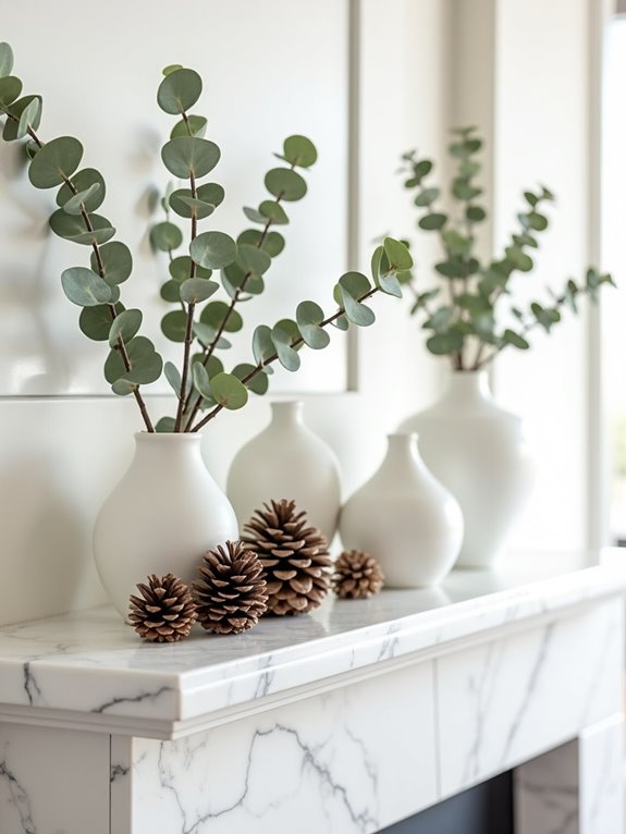 natural holiday decor elements