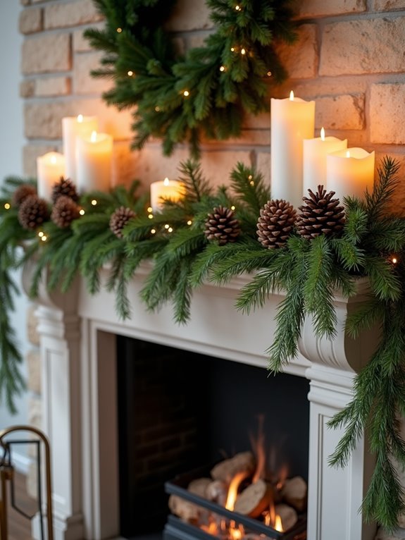 natural holiday decorations idea