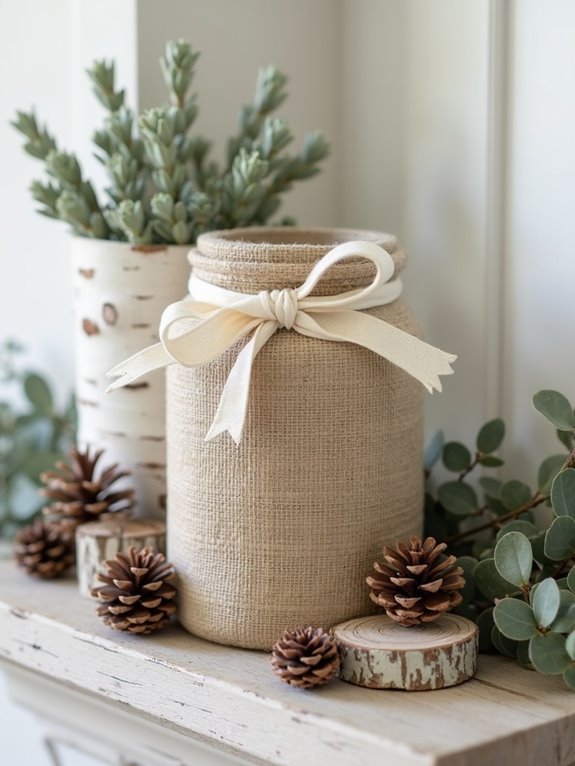 rustic holiday d cor layering