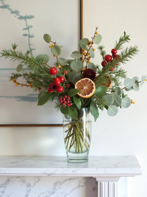 seasonal botanical holiday decor