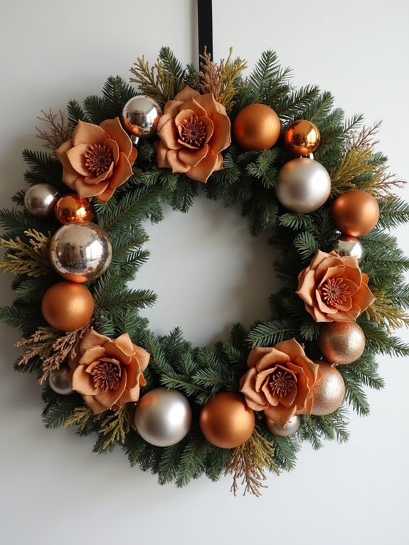 seasonal wreath color schemes