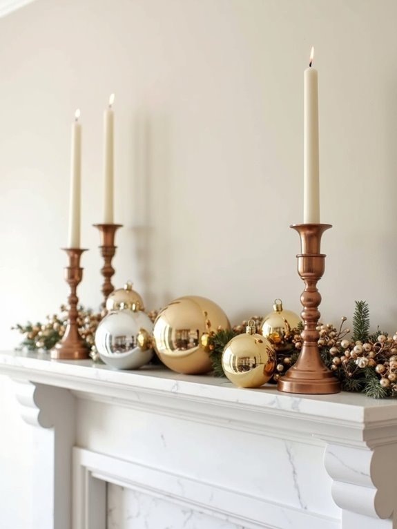 timeless metallic holiday elegance