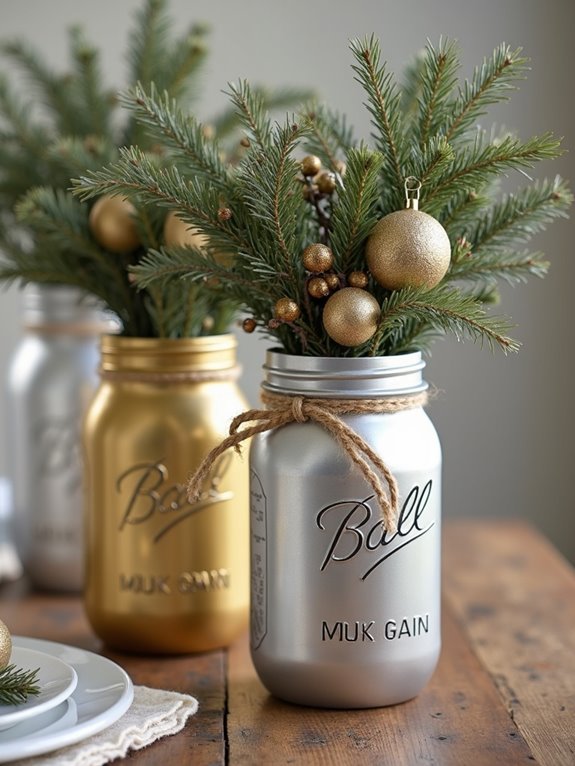 upcycled holiday centerpieces ideas