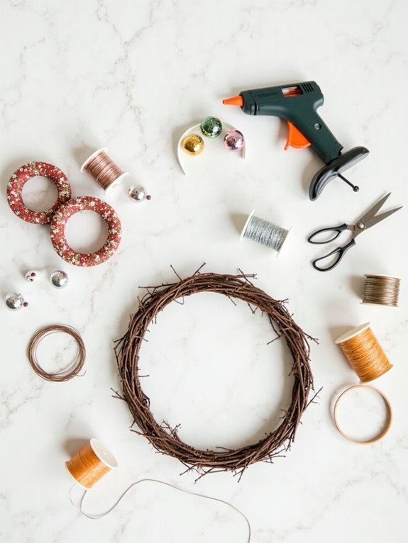 versatile holiday wreath supplies