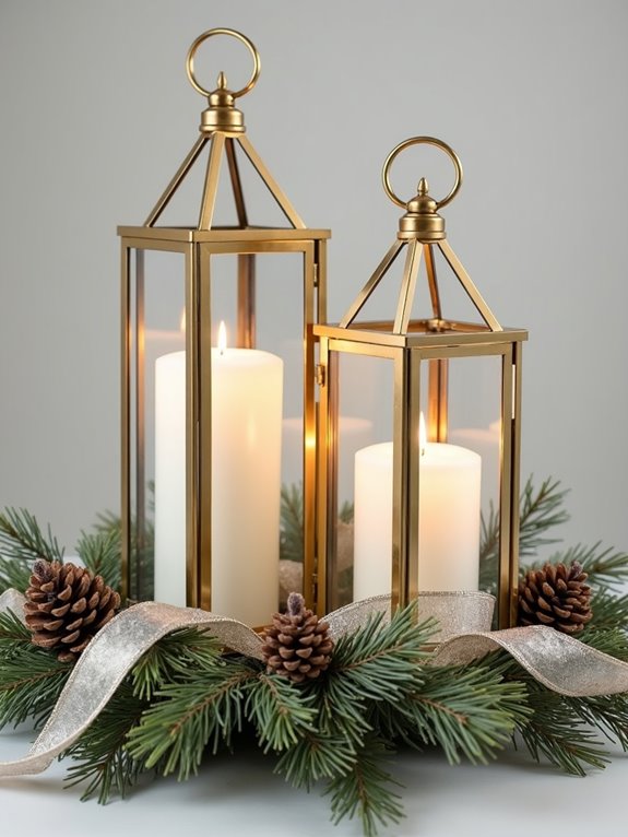 warm winter lantern ambiance