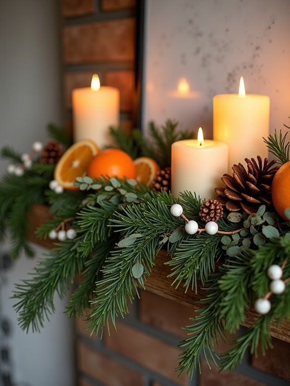 winter botanical home decor