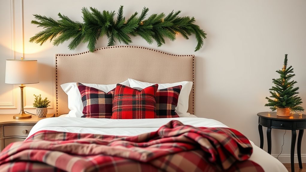 cozy christmas bedroom decorations