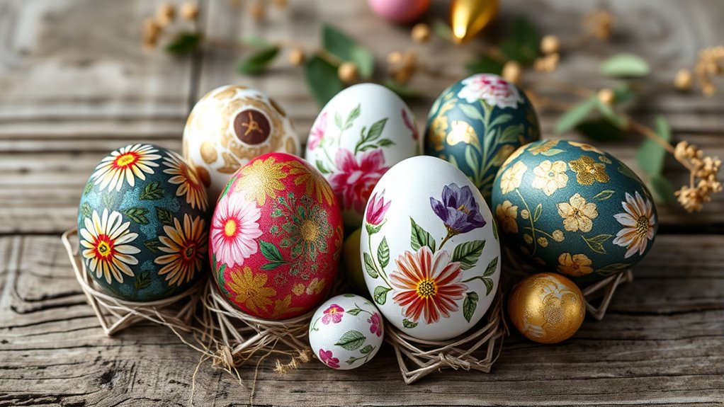 easter egg decorating techniques