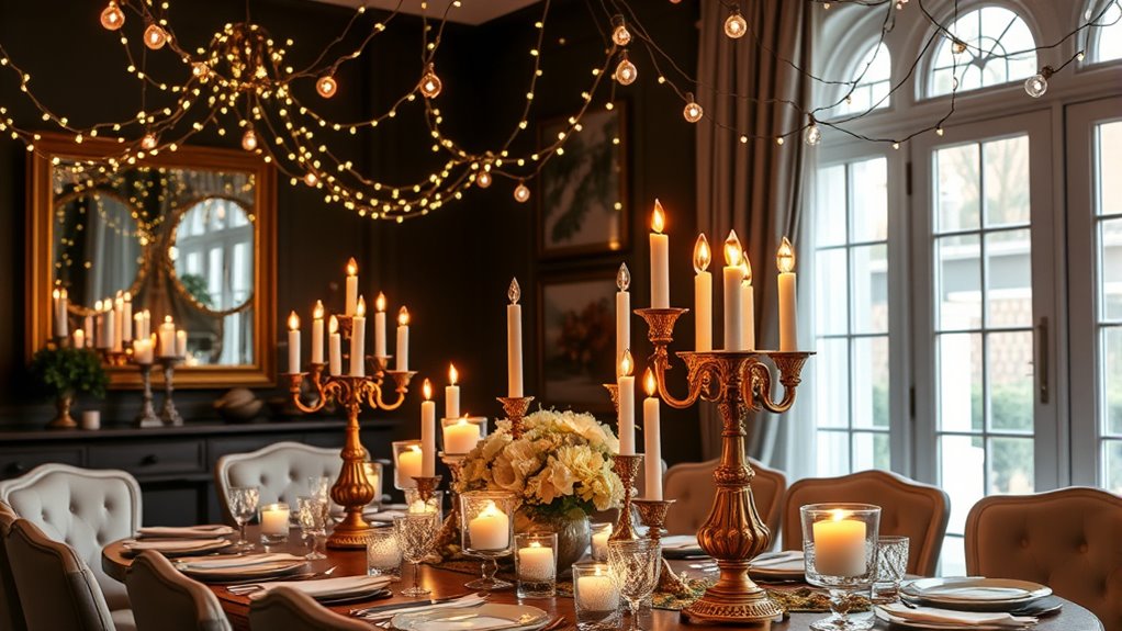 enchanting ambiance with lighting