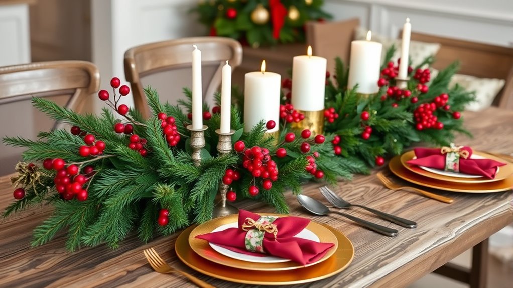 festive table setting ideas