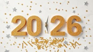 glittery countdown display creations